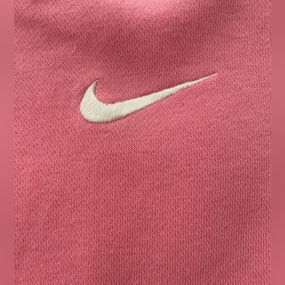 GUC Nike Phoenix oversized crewneck in Pink Coral Chalk and Sail. Size small - Picture 3 of 13